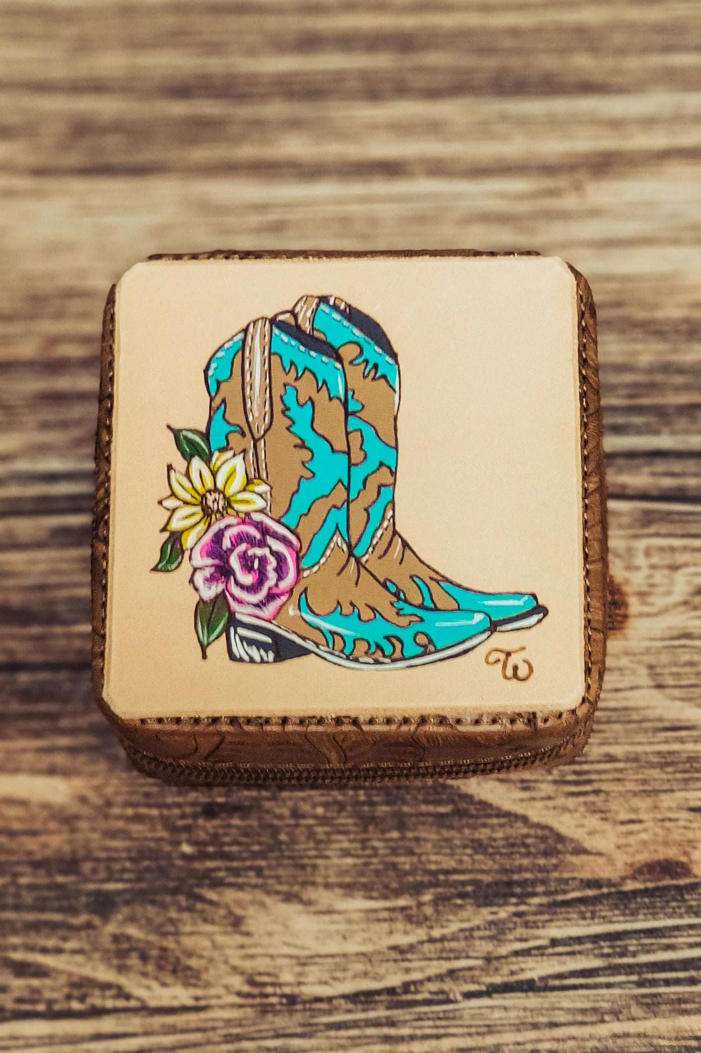 The Cowboy Boots Small Jewelry Case