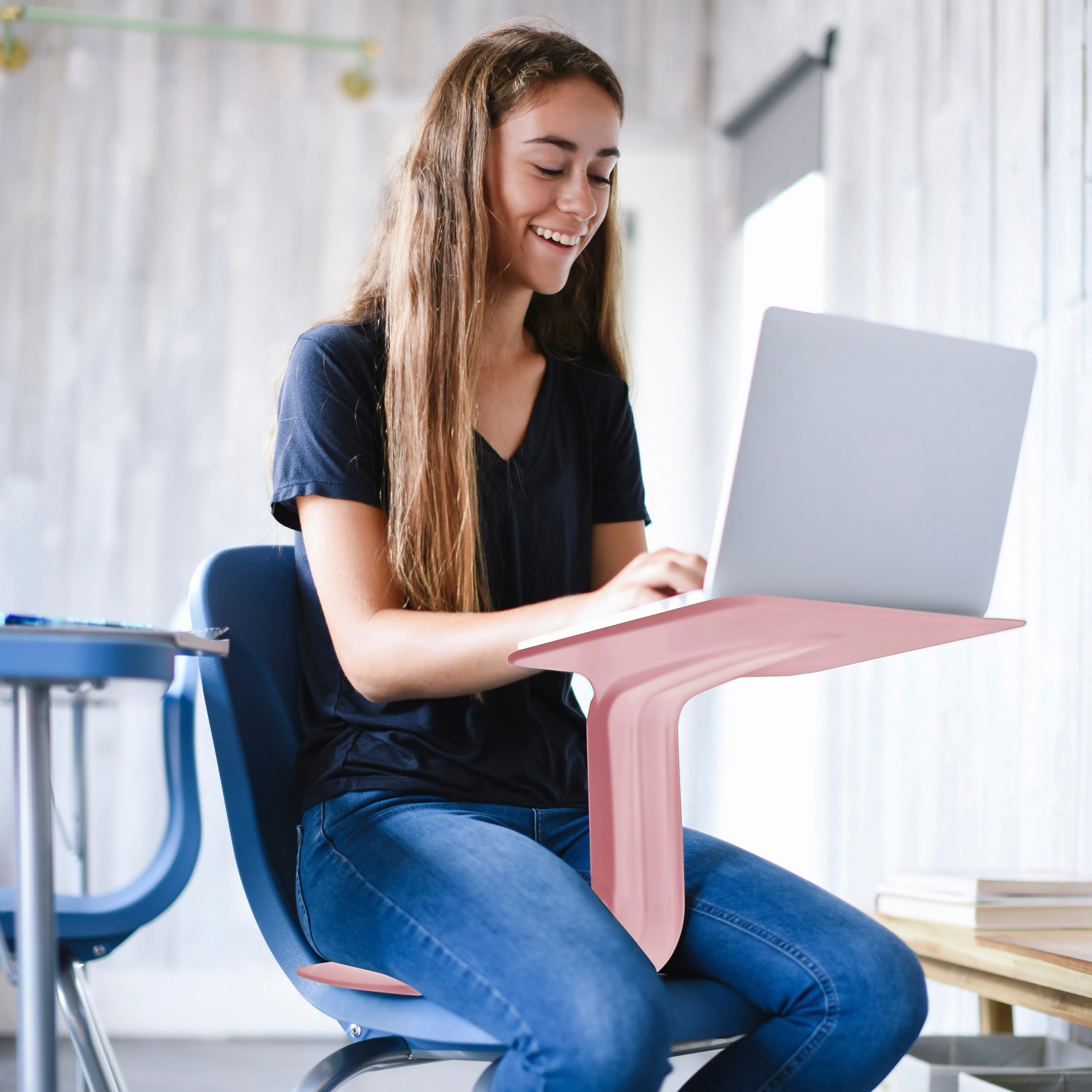 The Surf Portable Lap Desk, Kids Floor Desk, One-Piece Writing Table, Classroom Flexible Seating