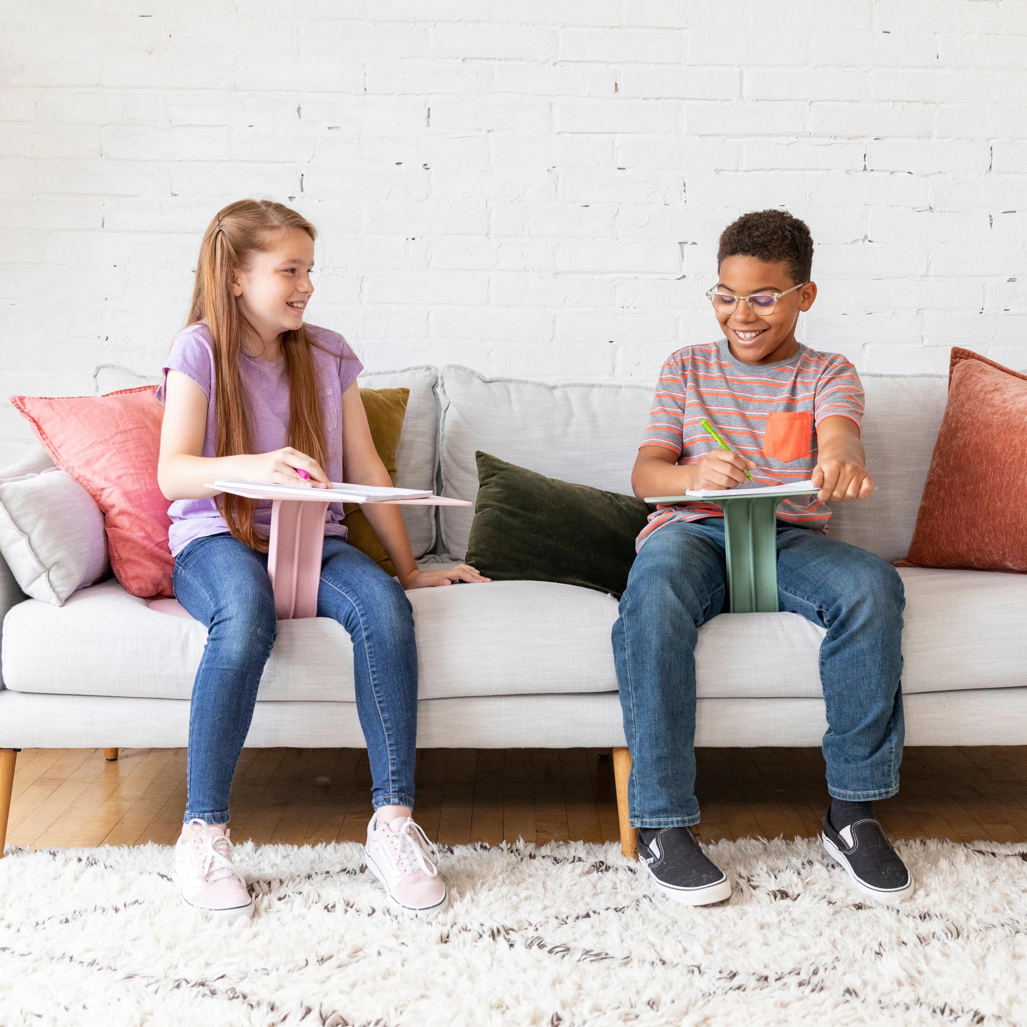 The Surf Portable Lap Desk, Kids Floor Desk, One-Piece Writing Table, Classroom Flexible Seating