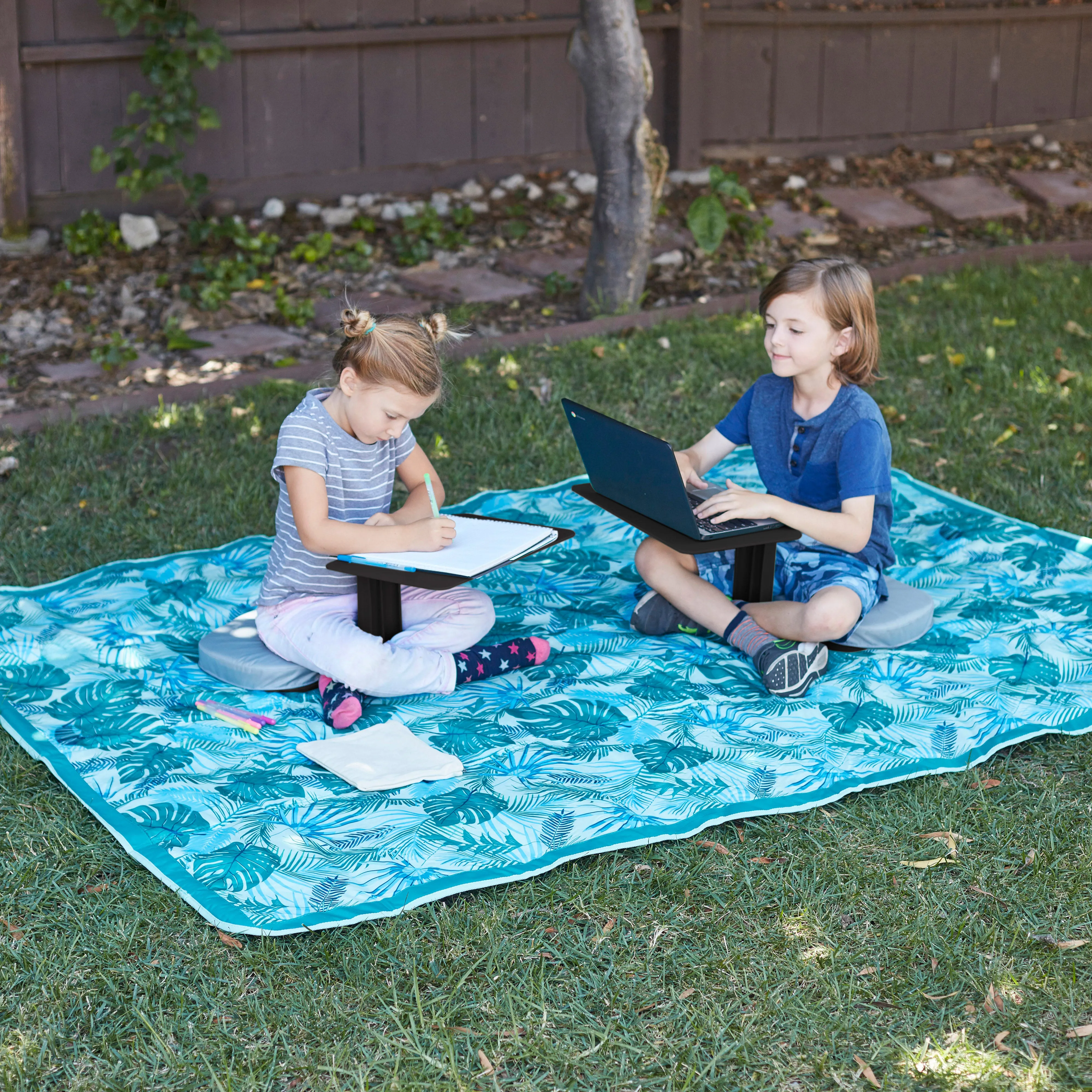 The Surf Portable Lap Desk, Kids Floor Desk, One-Piece Writing Table, Classroom Flexible Seating