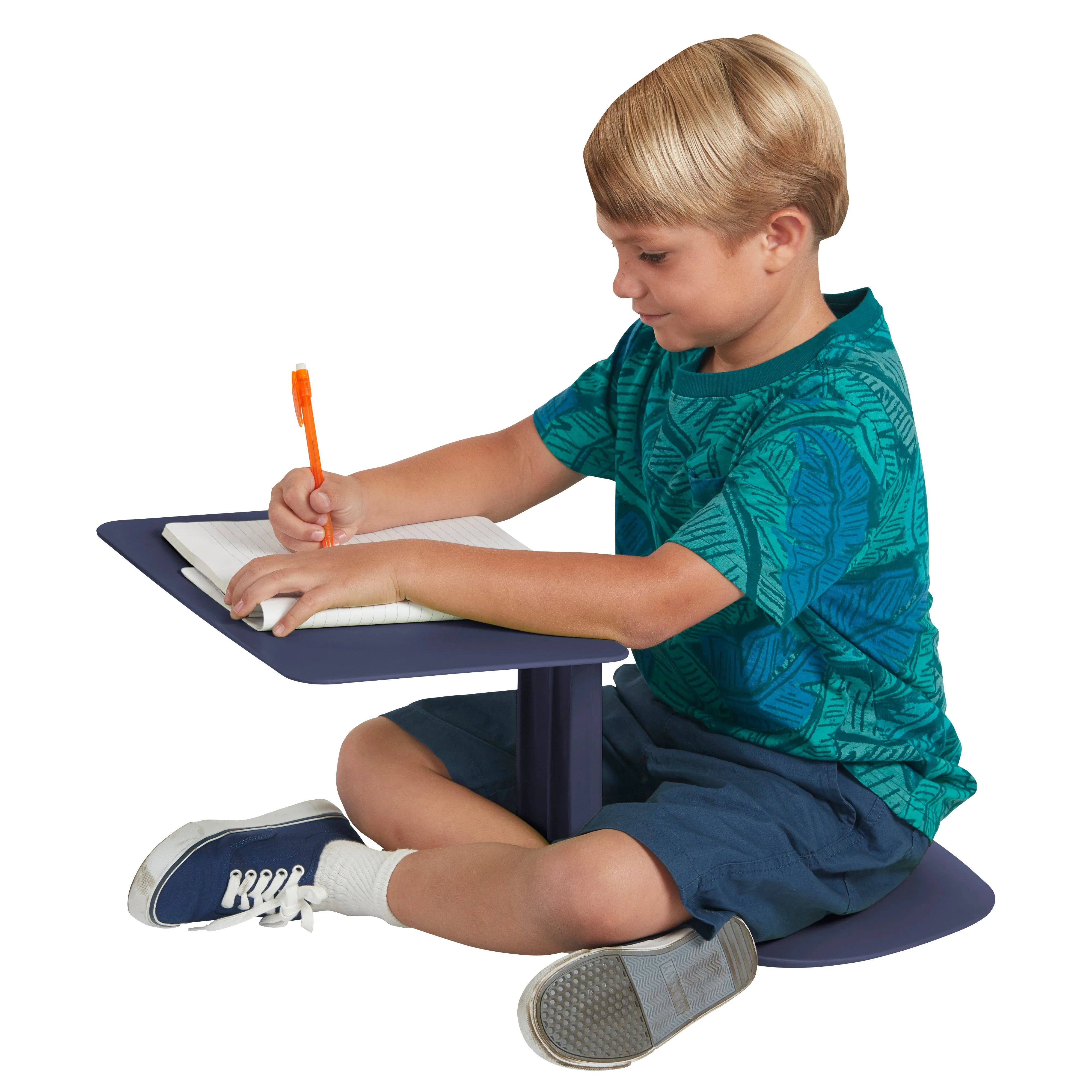 The Surf Portable Lap Desk, Kids Floor Desk, One-Piece Writing Table, Classroom Flexible Seating