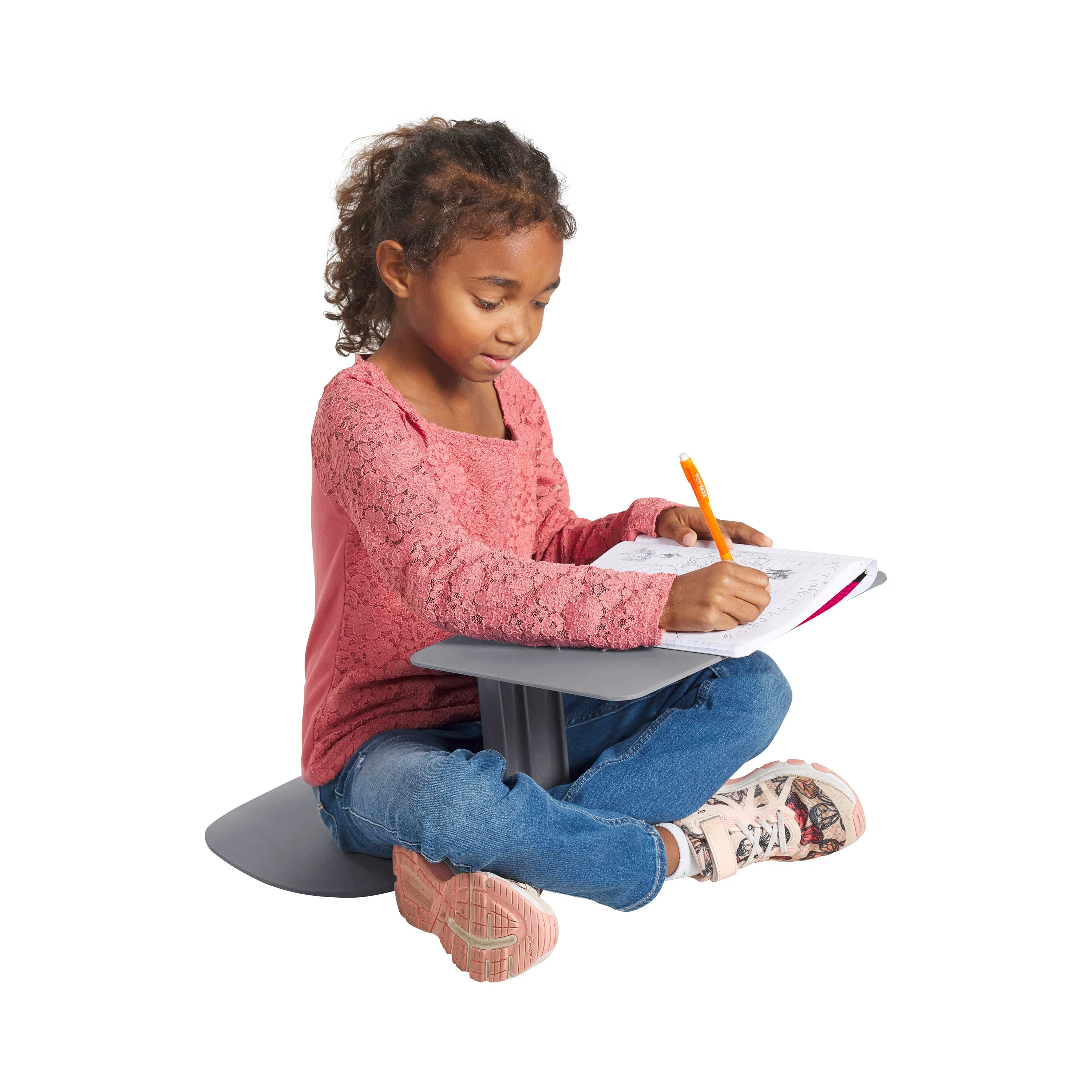 The Surf Portable Lap Desk, Kids Floor Desk, One-Piece Writing Table, Classroom Flexible Seating