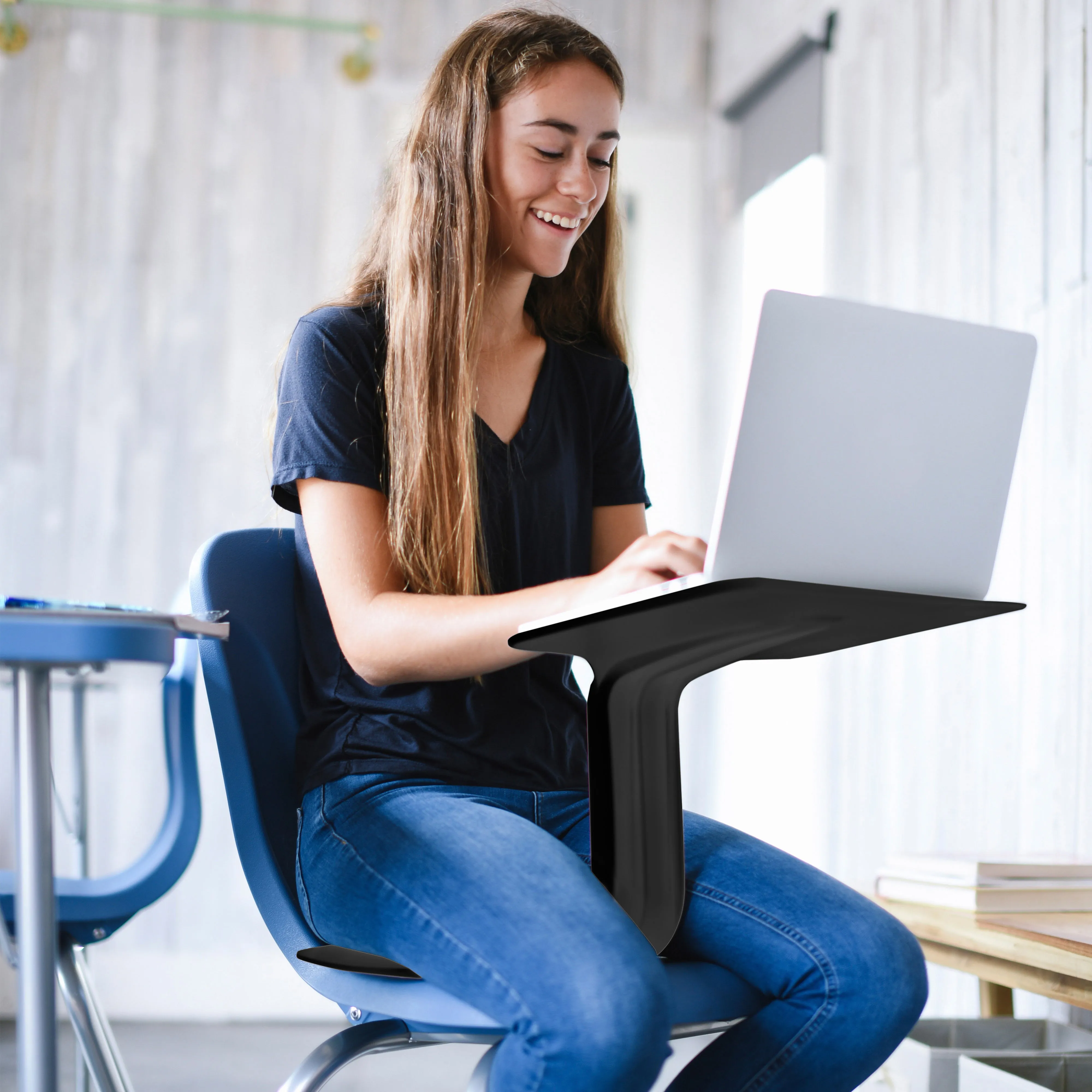 The Surf Portable Lap Desk, Kids Floor Desk, One-Piece Writing Table, Classroom Flexible Seating