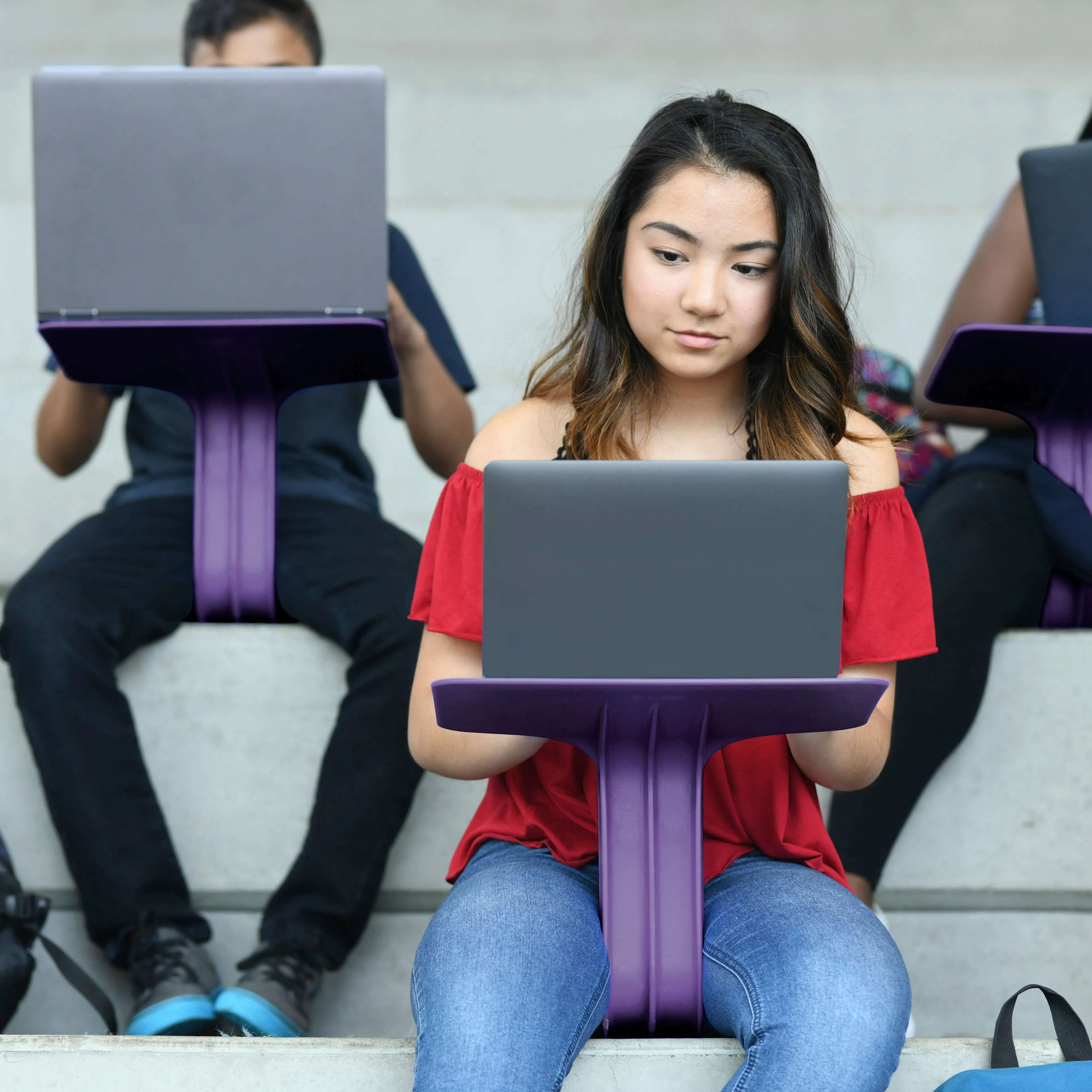 The Surf Portable Lap Desk, Kids Floor Desk, One-Piece Writing Table, Classroom Flexible Seating